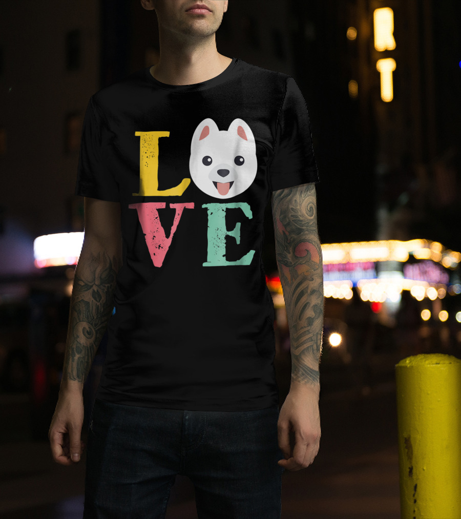 LOVE Pomeranian Dog Pom Owner Puppies Mom And Dad15 T-Shirt