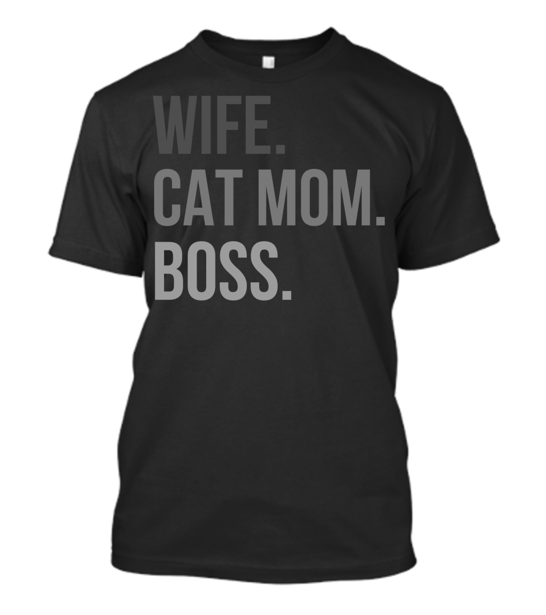 Wife Cat Mom Boss 47 T-Shirt