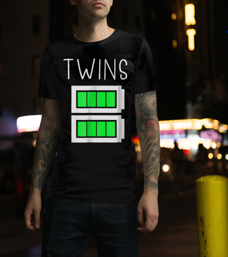 Twins Full Energy Full Batteries T-Shirt