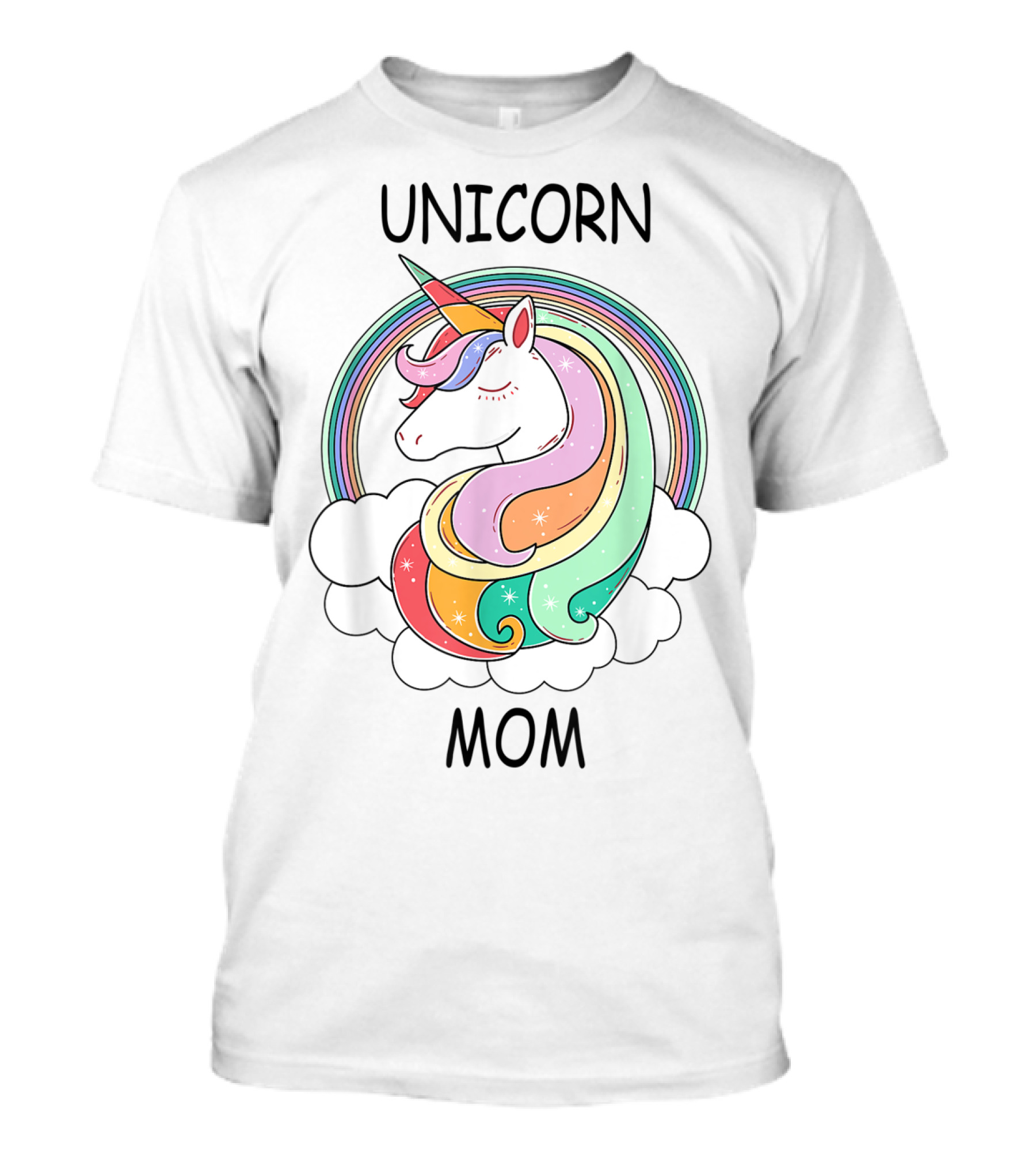 Unicorn Mom Cute Funny Rainbow Unicorn T-Shirt