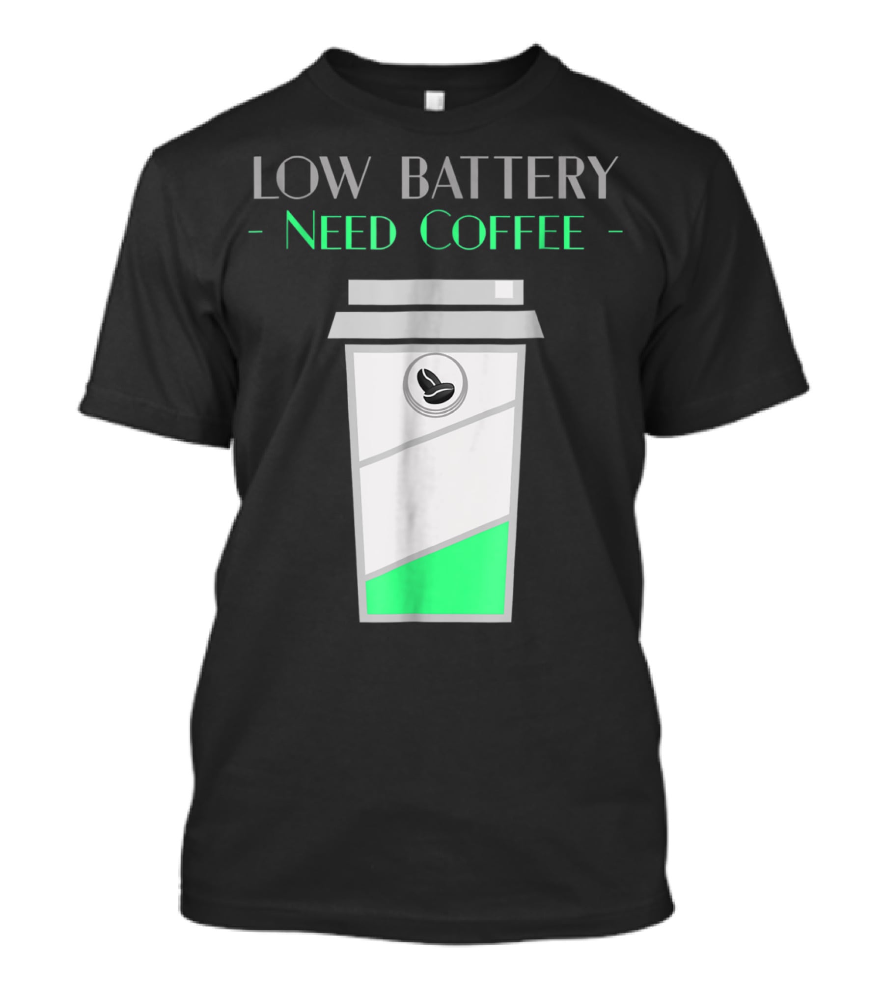 Low Battery Need Coffee Women Mom5 Coffee Cup T-Shirt