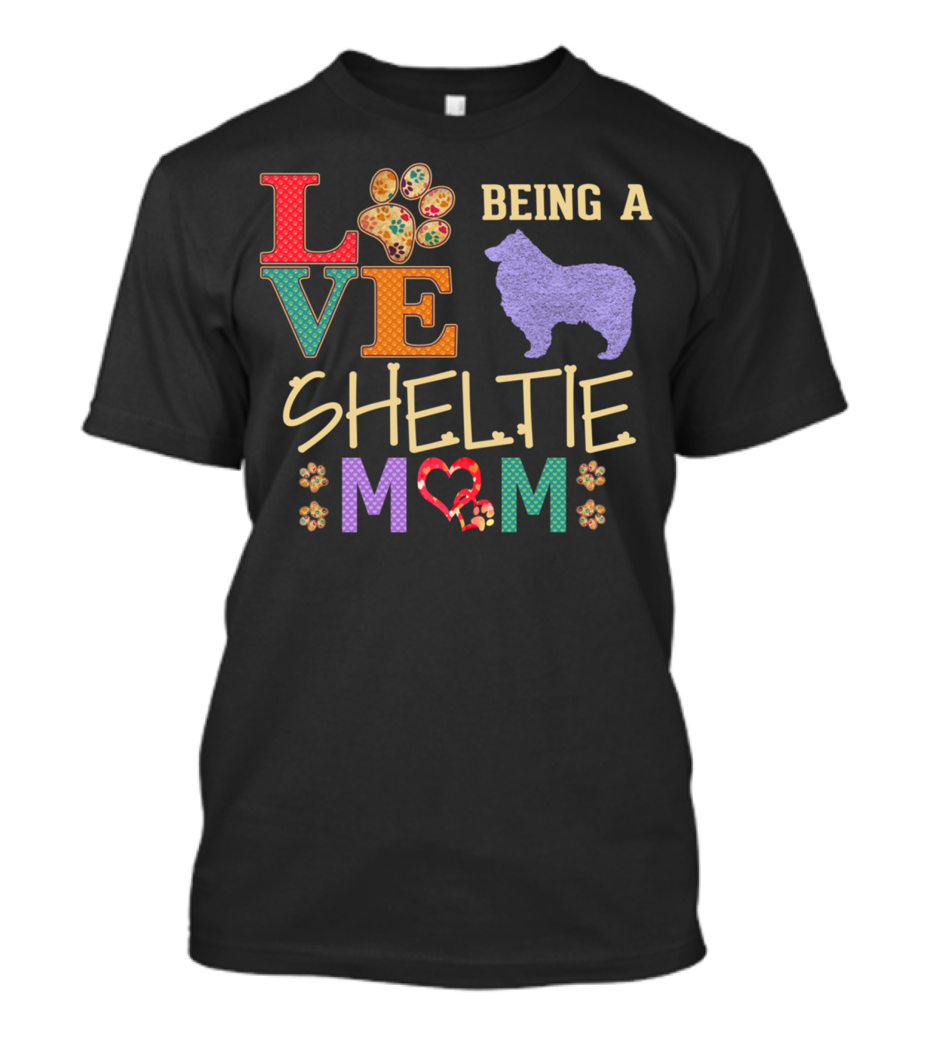 Love Being A Sheltie Mom T-Shirt