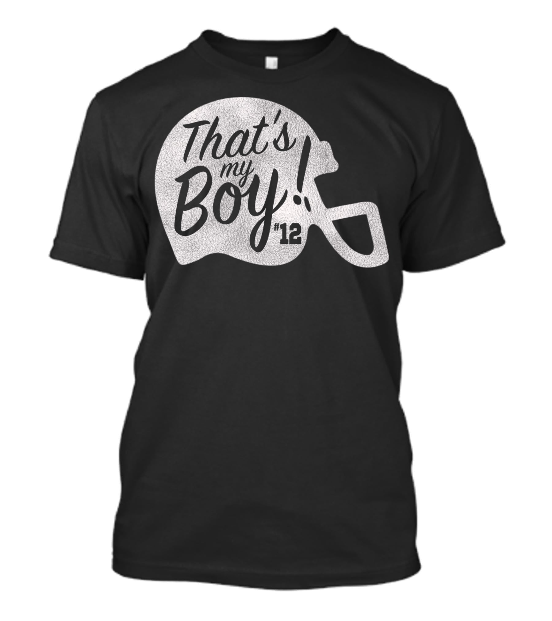 That's My Boy 12 Football Helmet T-Shirt