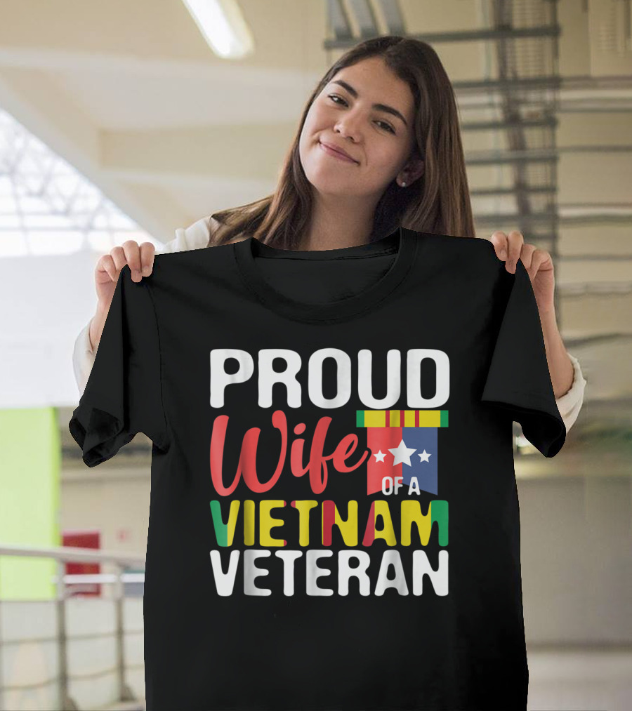 Proud Wife Of A Vietnam Veteran T-Shirt