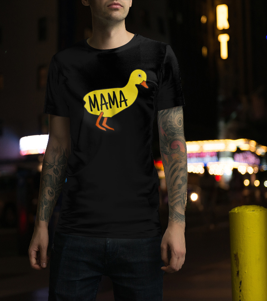 MAMA Best Duck Mama Mom For Ducks Lovers Girls Owners T-Shirt