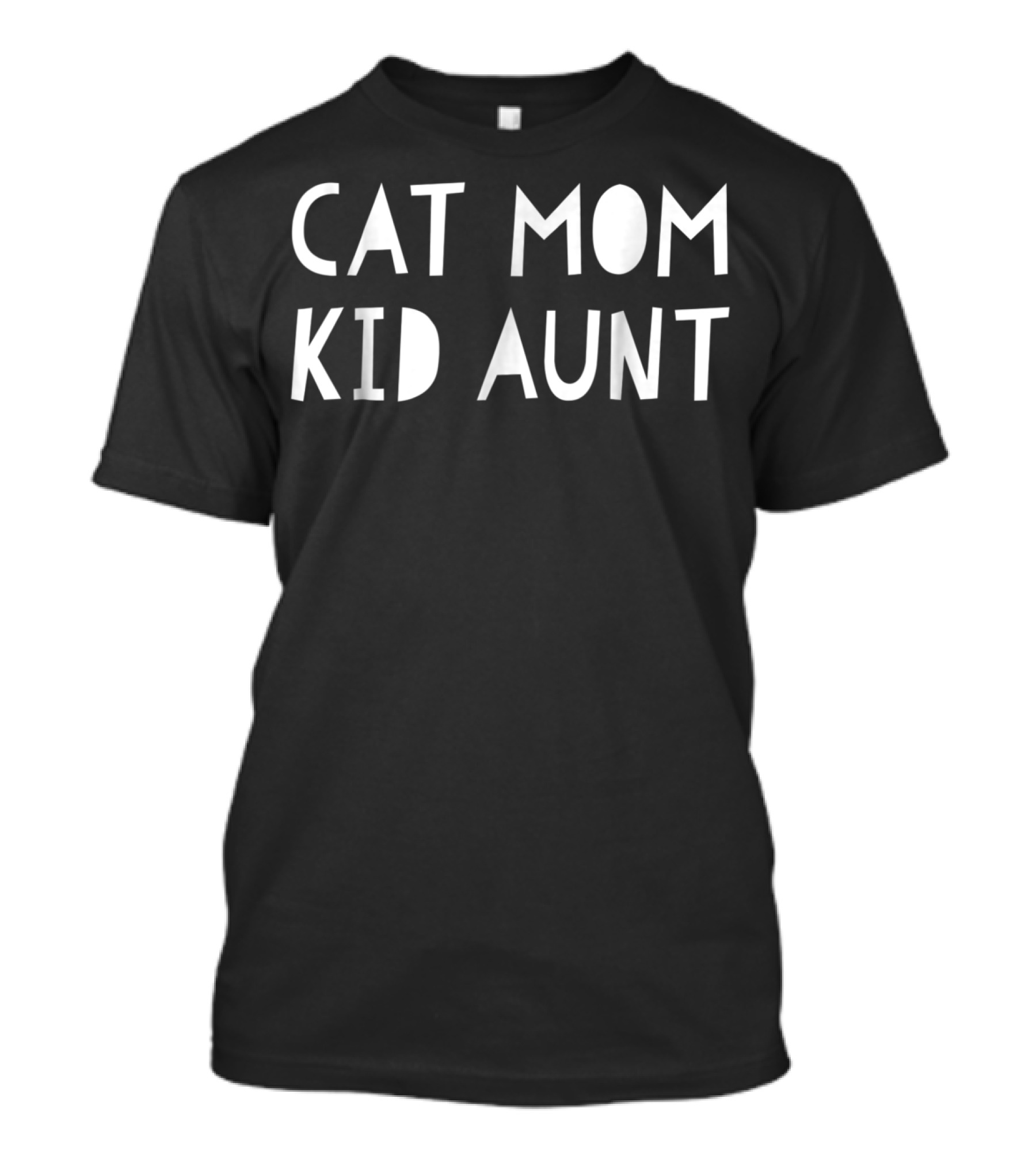 Cat Mom Kid Aunt T-Shirt