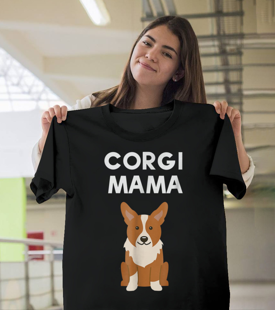 Corgi Mama Corgi Lover Cute Corgi Mom T-Shirt
