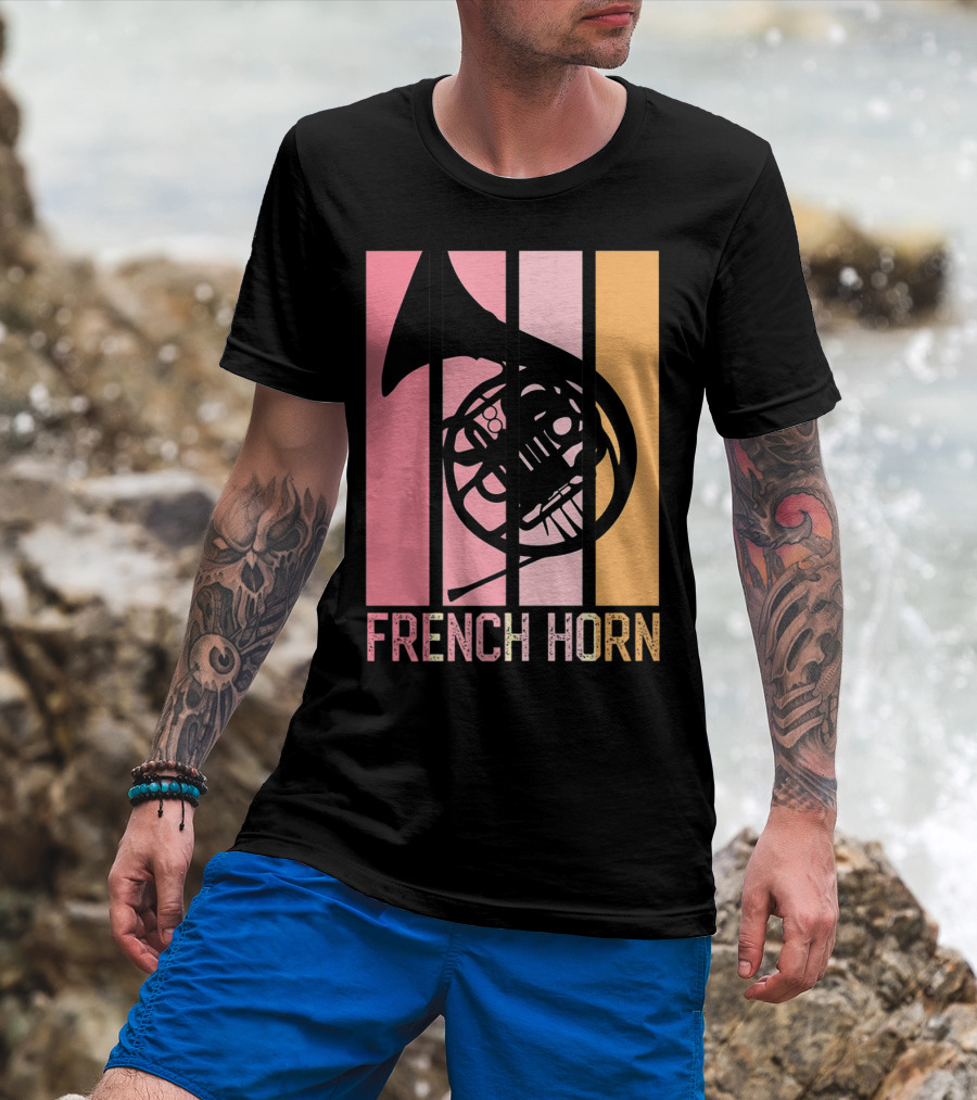 Band Mom Marching French Horn School75 T-Shirt