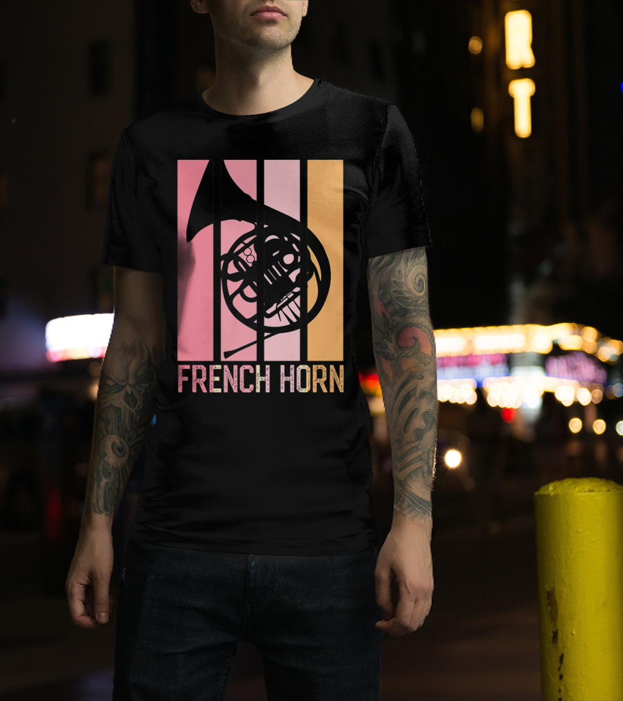 Band Mom Marching French Horn School75 T-Shirt