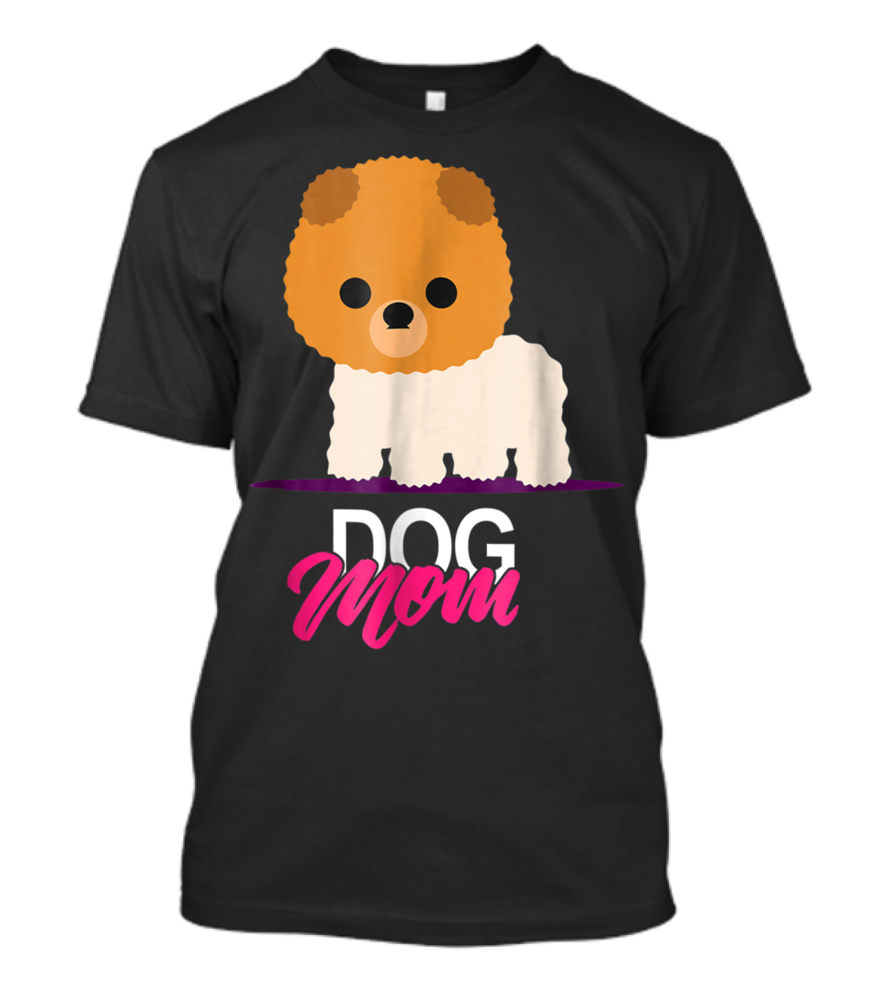 DOG MOM Funny Dog Lover Cute Pomeranian Art S97 T-Shirt