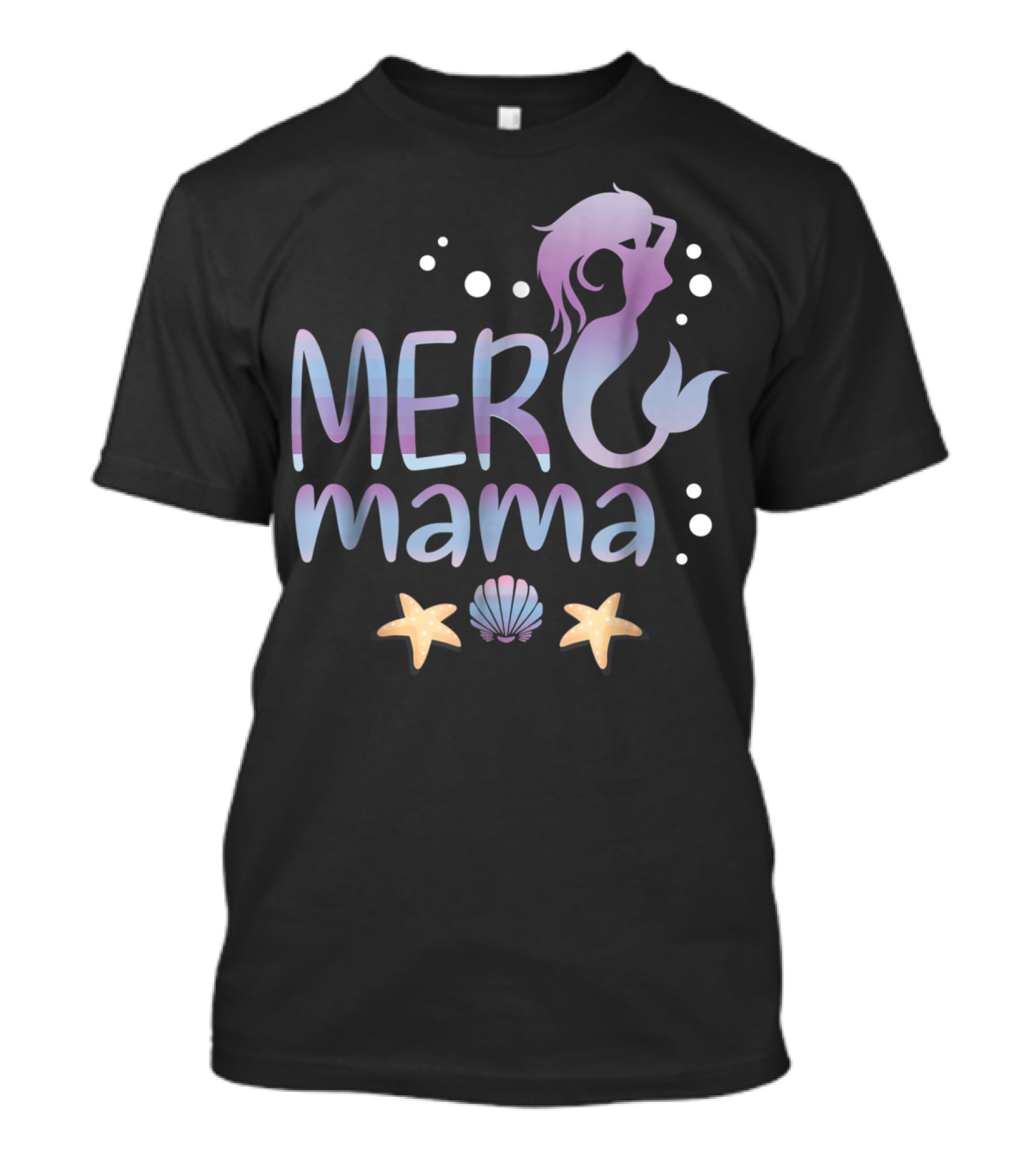 MER Mama Mermaid Birthday Party Mom T-Shirt
