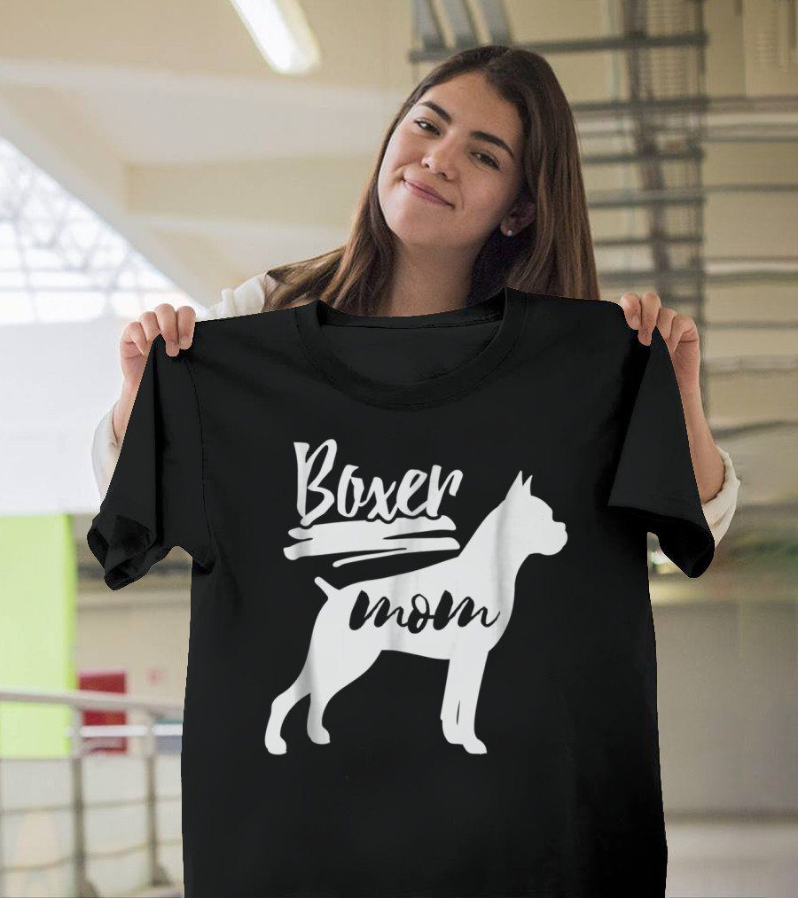 Boxer Mom Dog T-Shirt