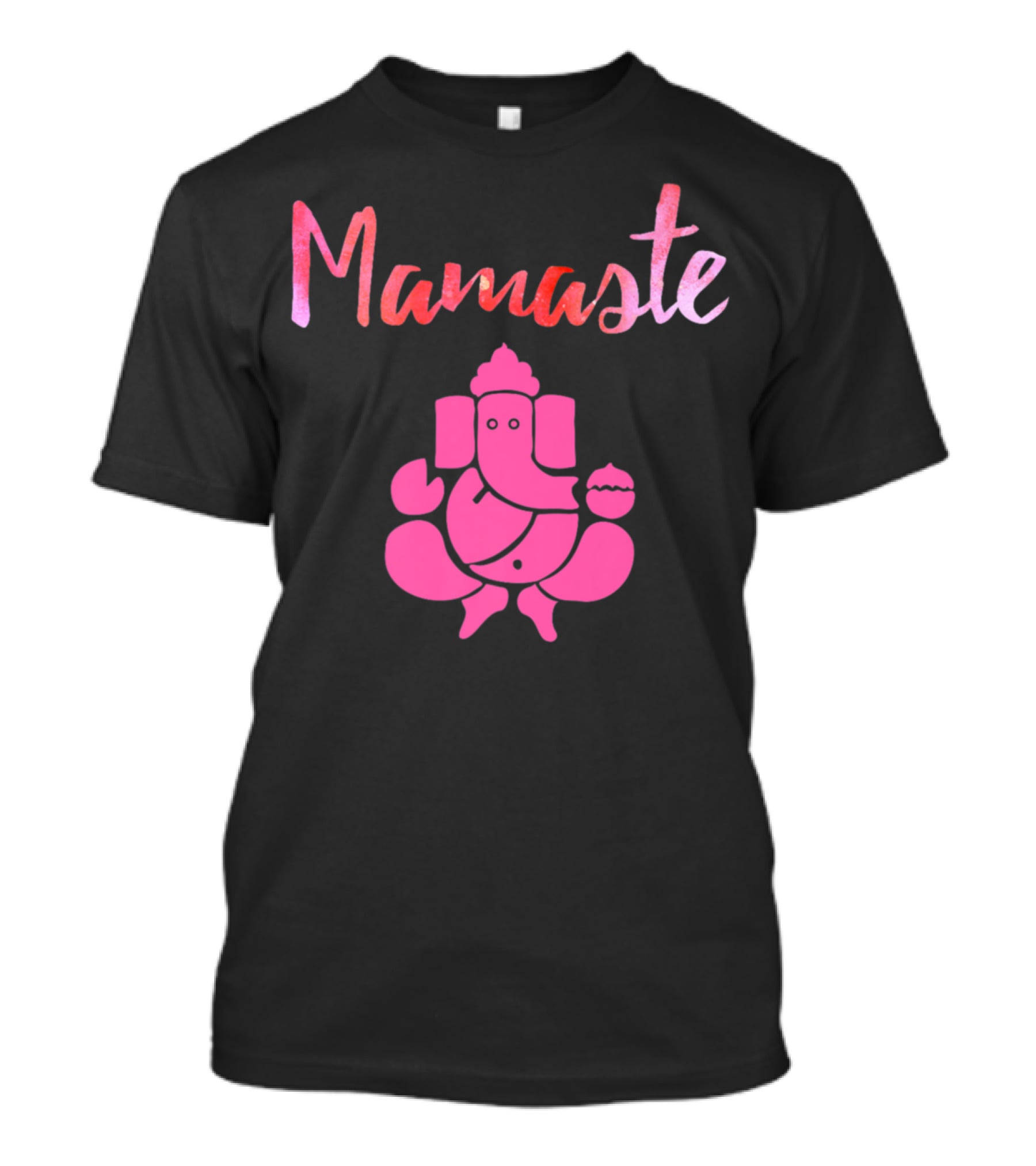 Mamaste Cute Mom Yoga Namaste Ganesh T-Shirt