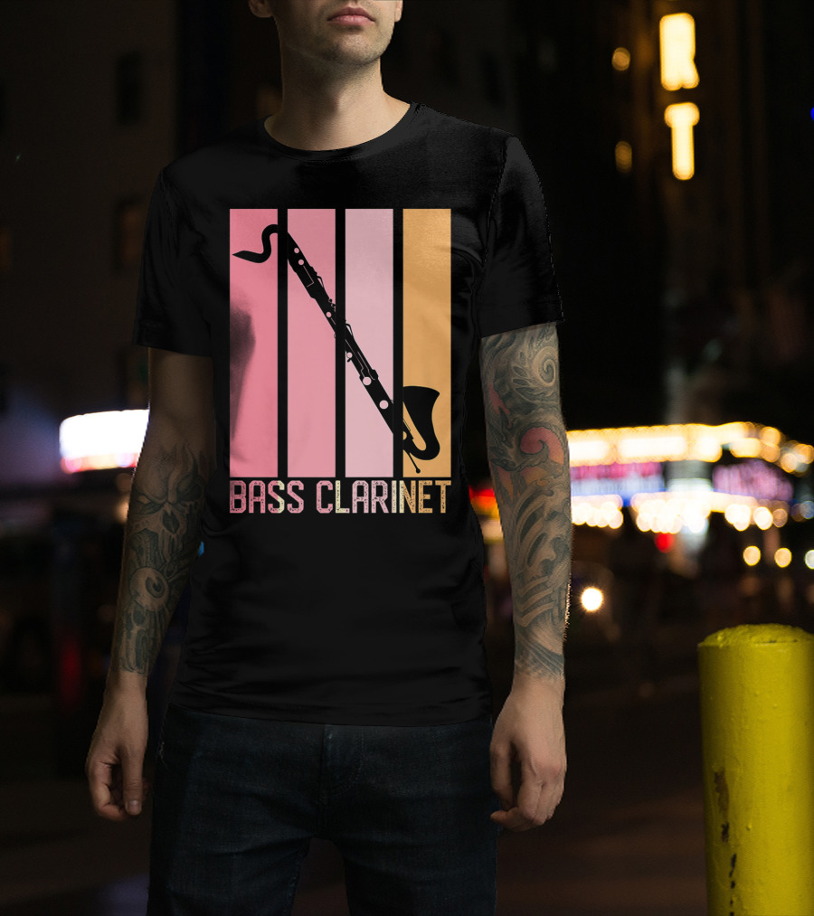 Bass Clarinet Band Mom Marching Band School T-Shirt