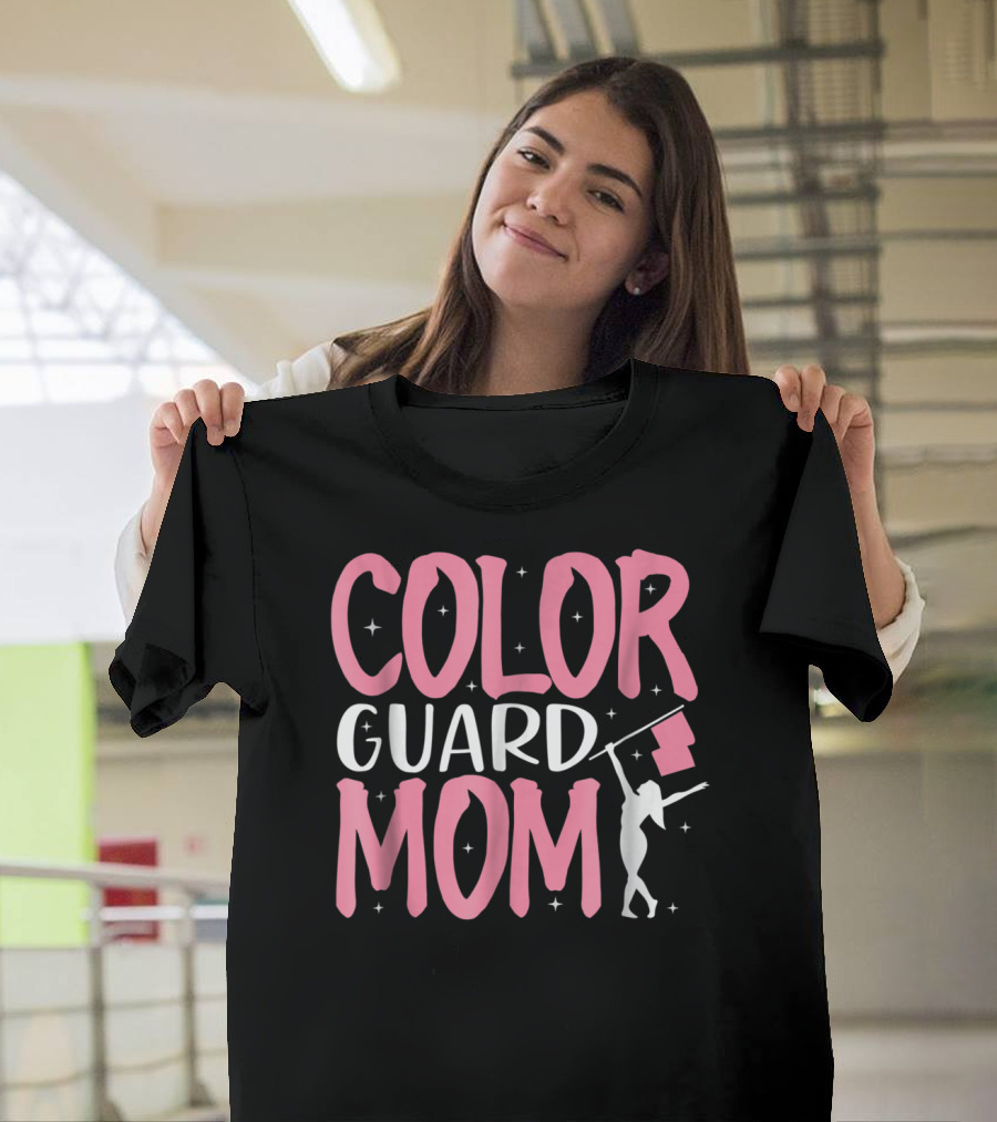 Color Guard Mom Color Guard Flag T-Shirt