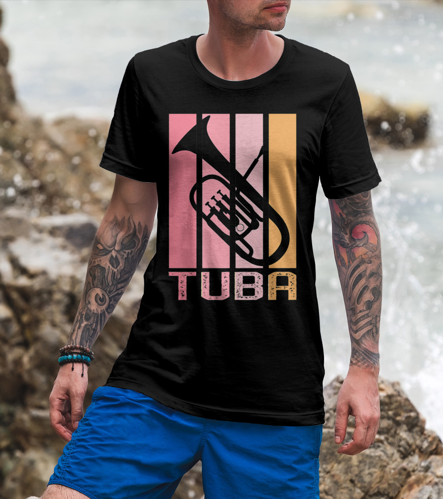 Band Mom Tuba Marching Band School Tuba T-Shirt