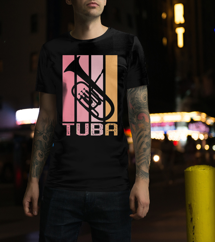 Band Mom Tuba Marching Band School Tuba T-Shirt