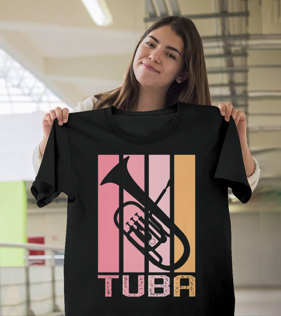 Band Mom Tuba Marching Band School Tuba T-Shirt