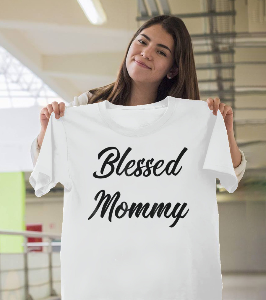 Blessed Mommy Christian Thanksgiving Cute T-Shirt