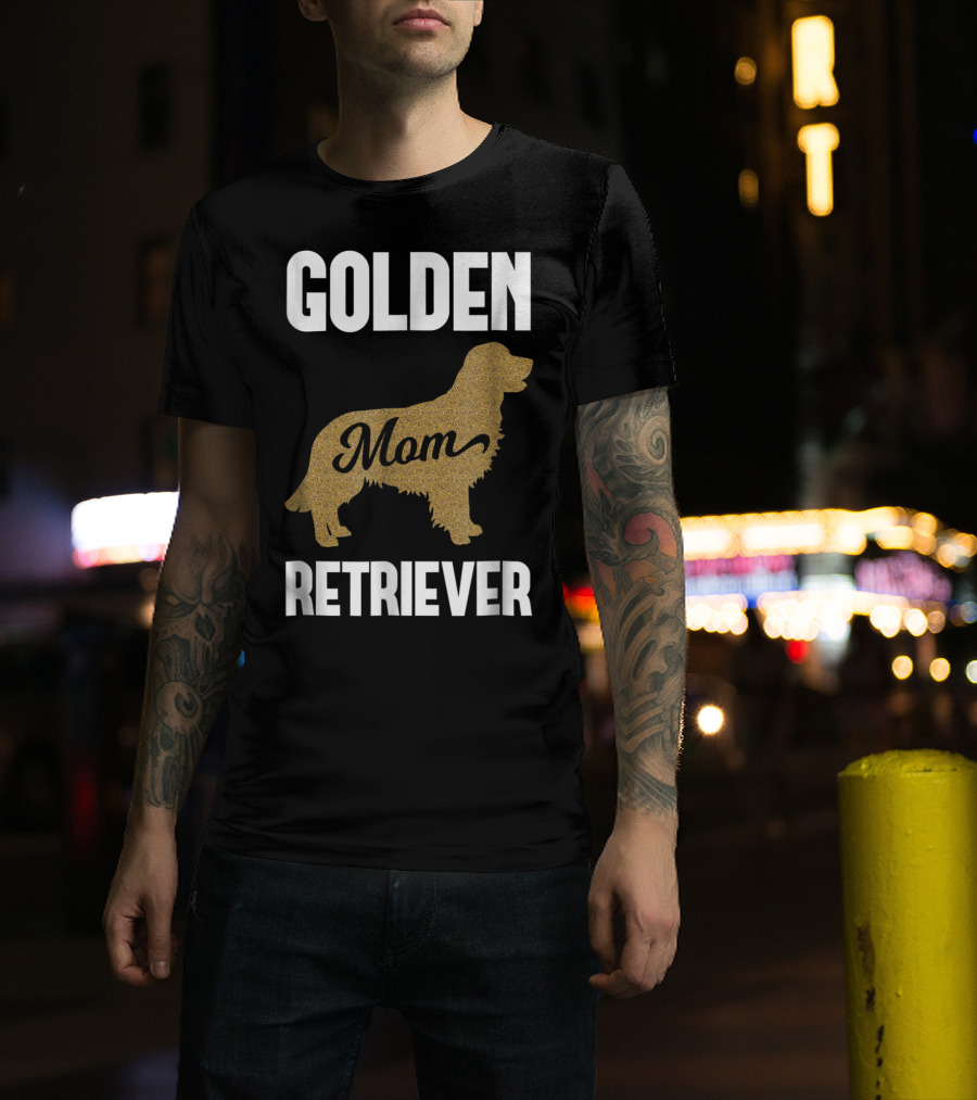 Golden Retriever Mom Dog T-Shirt