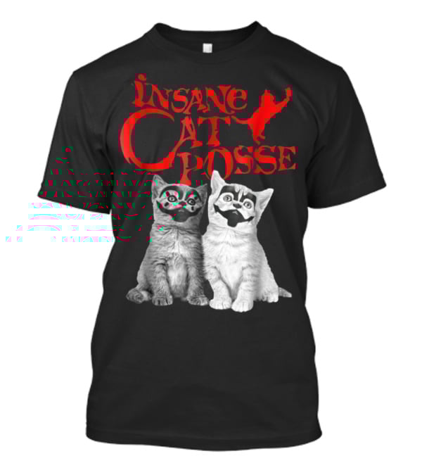 Insane Cat Posse Halloween Funny Clowns Mom Lover T-Shirt