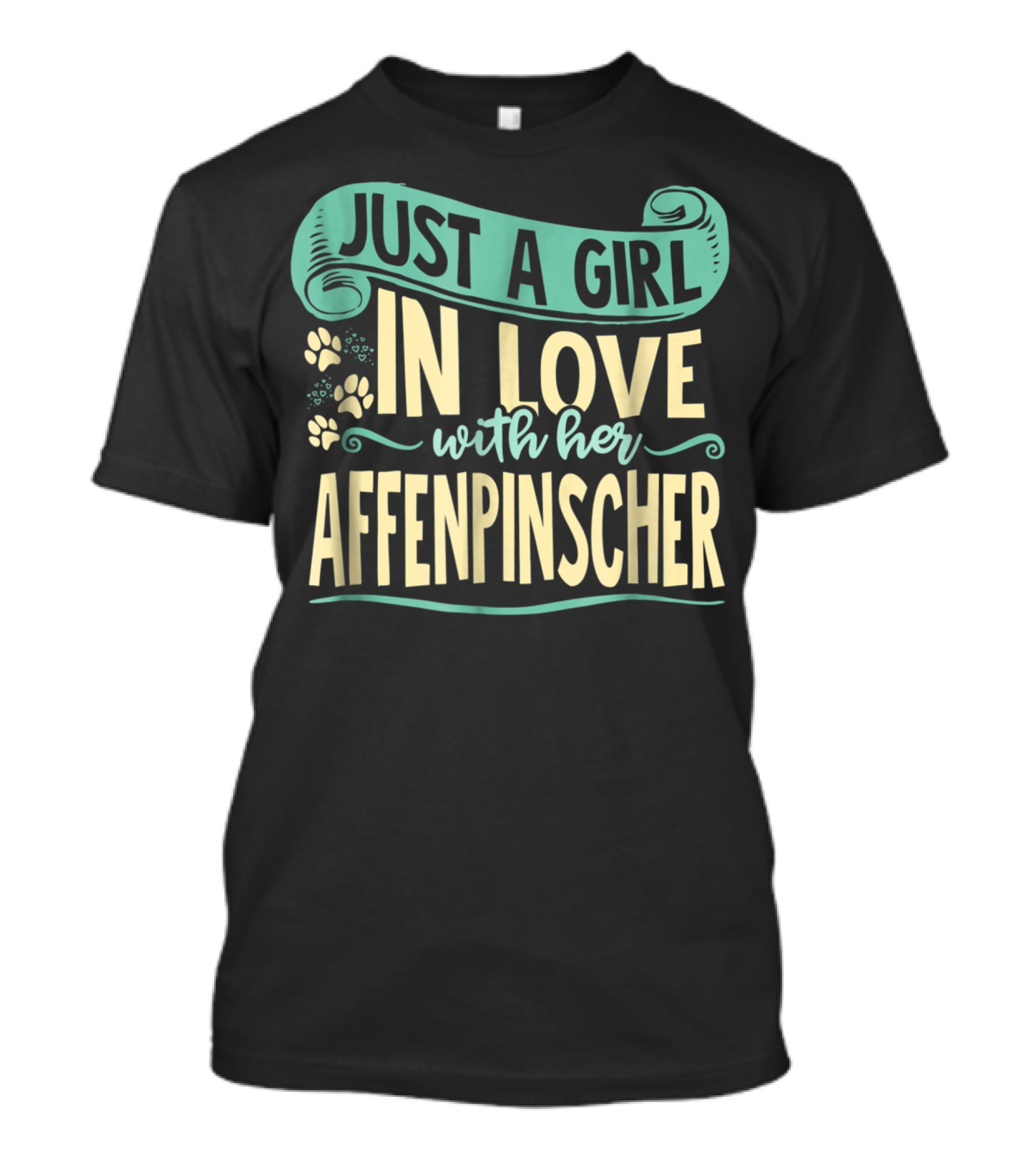 Just A Girl In Love With Her Affenpinscher T-Shirt