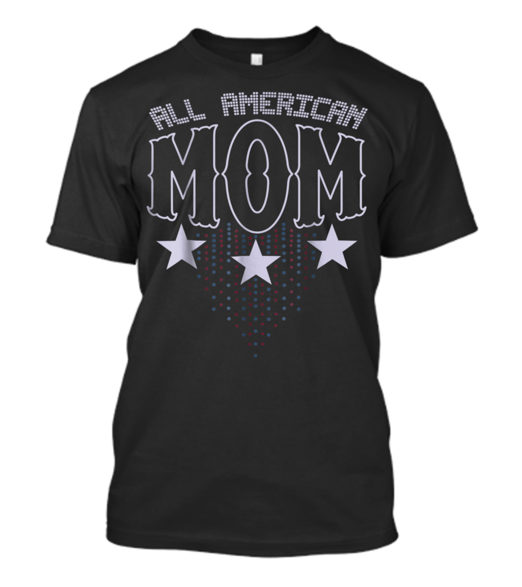 All American Mom Stars And Sequins T-Shirt
