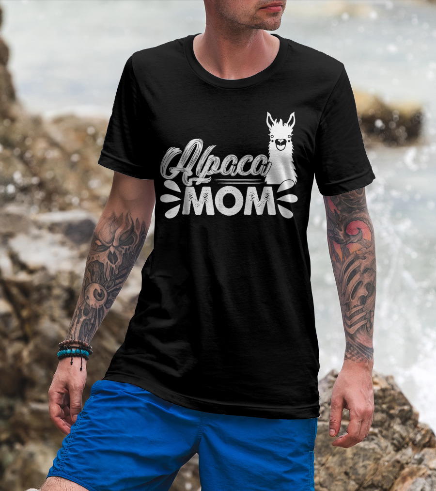 Alpaca Mom Cute Animal T-Shirt