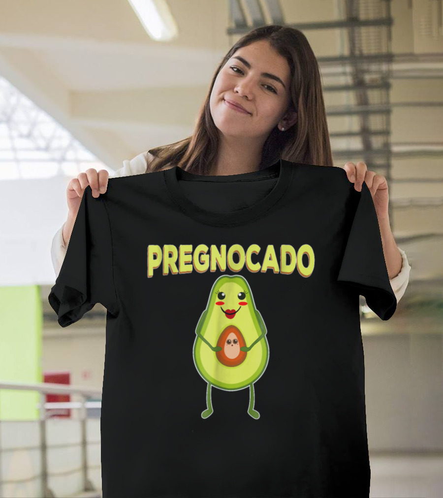 Pregnocado Avocado Pregnant Food Pregnancy Announcement T-Shirt