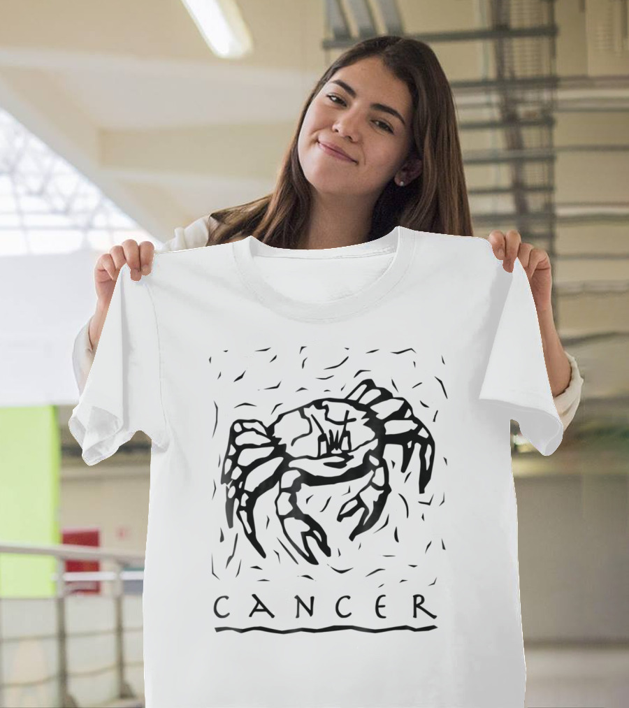 Cancer Zodiac Birthday The Crab Symbol Water Sign T-Shirt