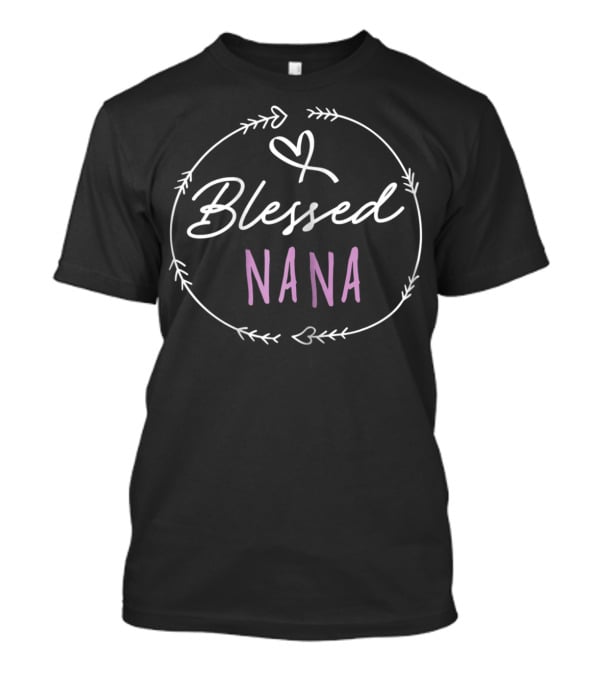 Blessed Nana Grandma Christmas Mom46 T-Shirt