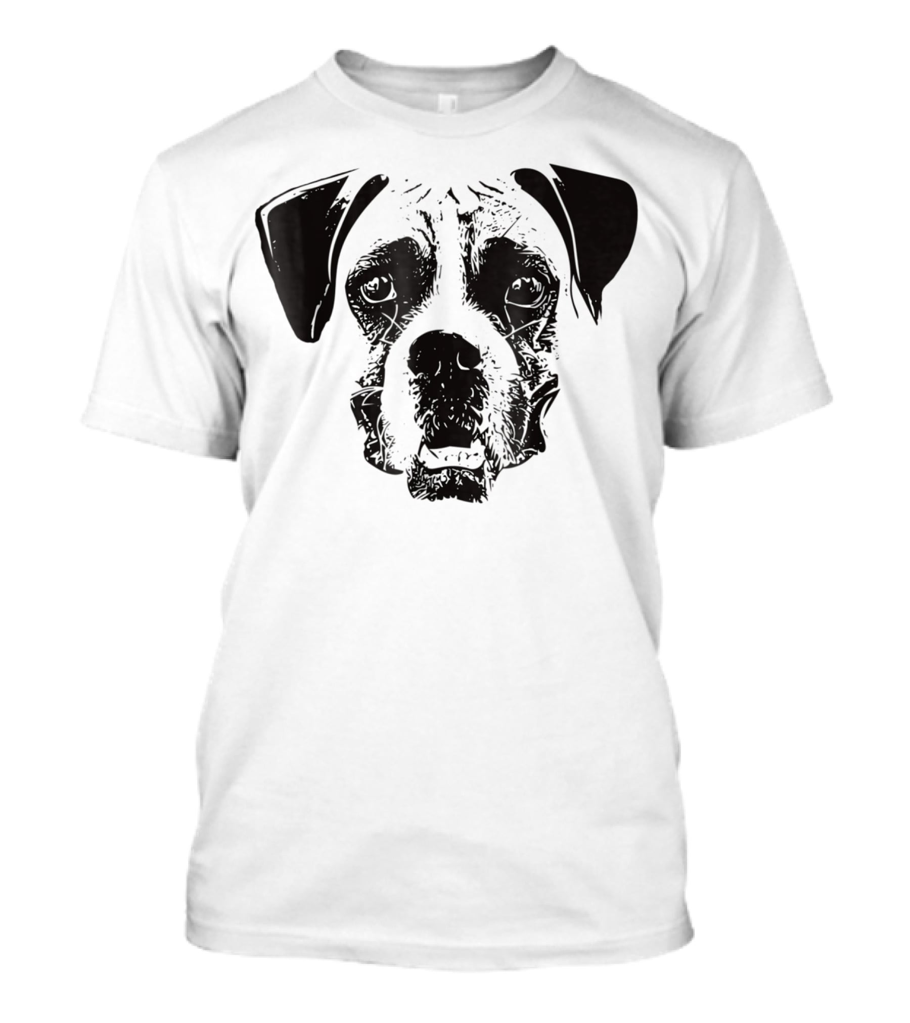 Boxer Dog Face Dog Mom Or Dad Boxer Dog Face T-Shirt