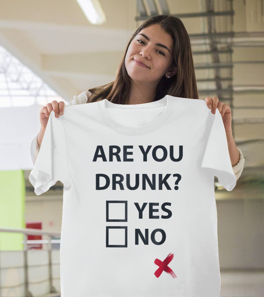 Are You Drunk Yes No X Christmas Beer Mom I Love Day Drinking T-Shirt