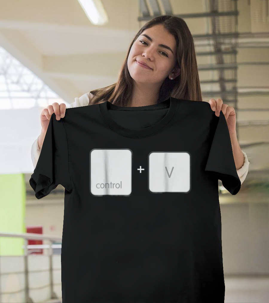 Control V Plus Daddy Daughter Copy and Paste T-Shirt