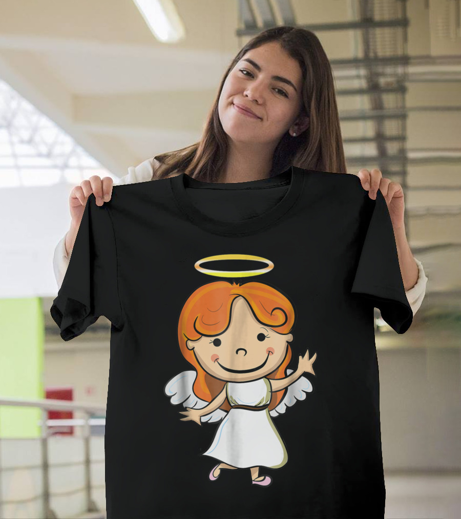 Cute Angel Halo Halloween Costume Christian T-Shirt