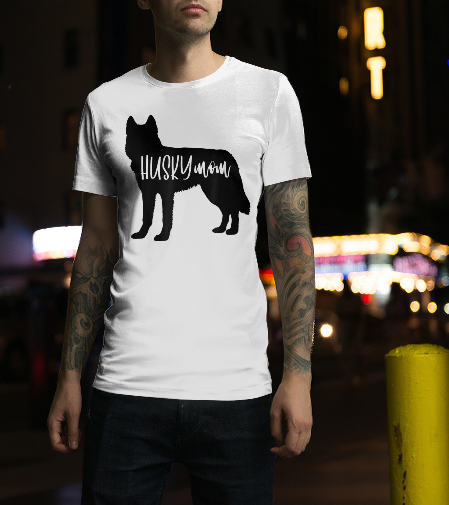 Husky Mom Cute Siberian Dog Mom T-Shirt