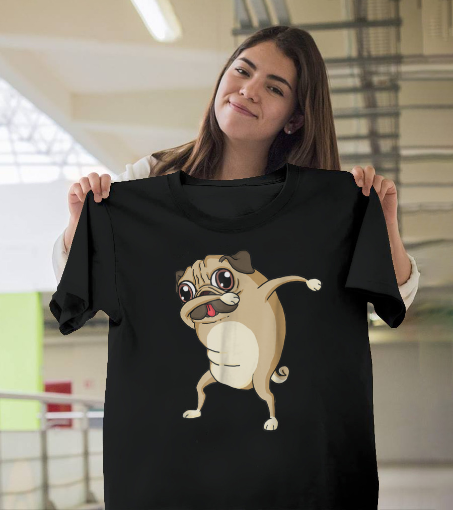 Dabbing Pug Dog Pug Dab Dance T-Shirt