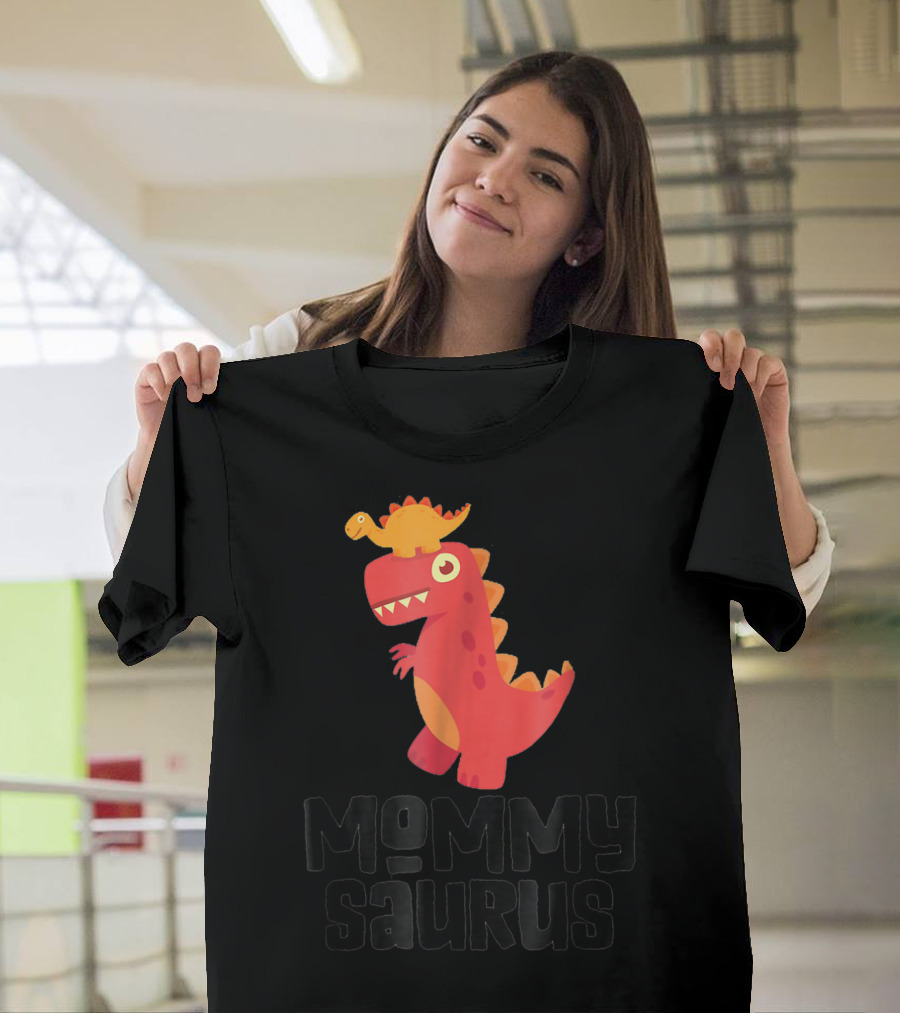 Mommy Saurus Dinosaur Tyrannosaurus Rex T-Shirt