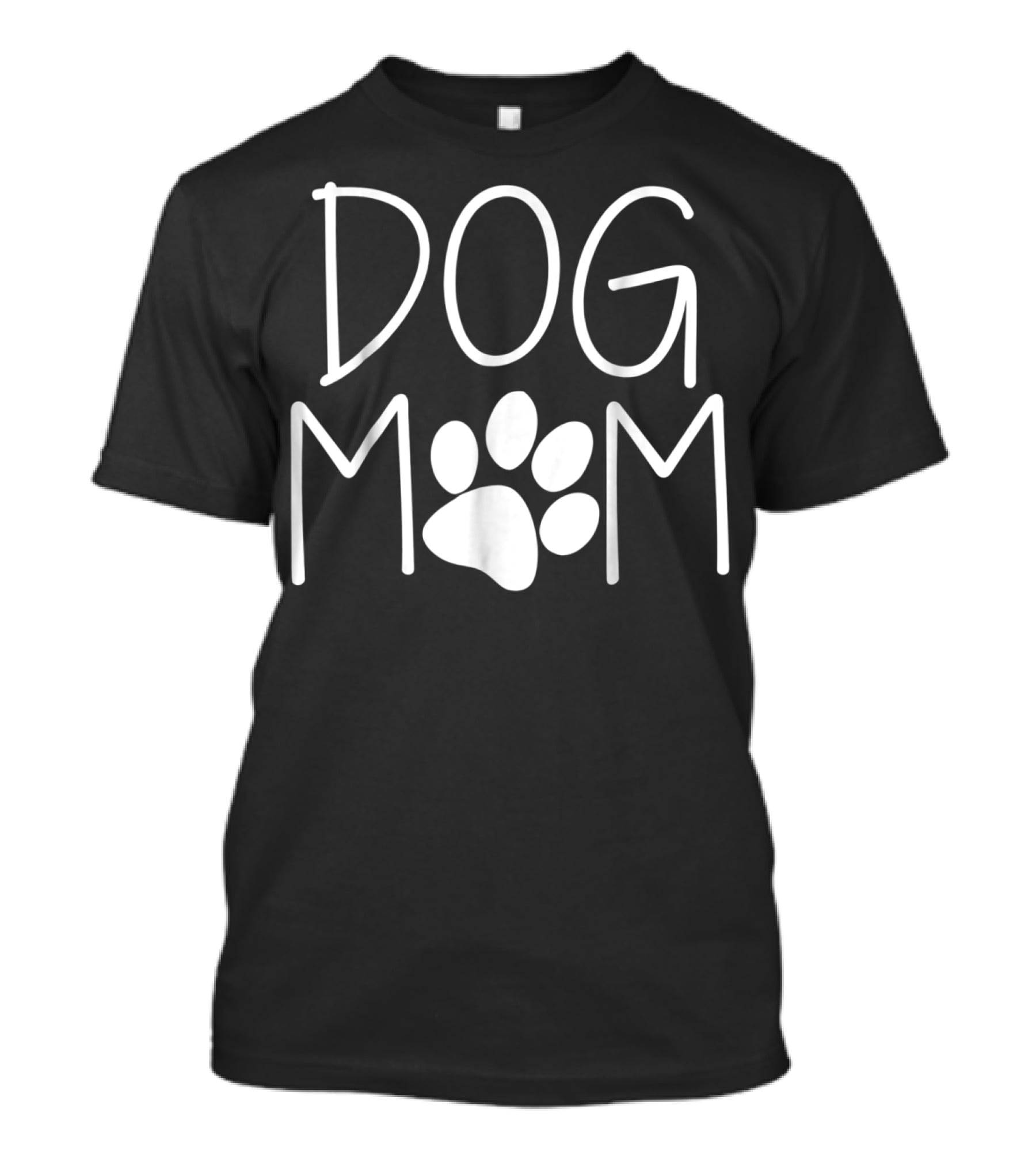 DOG MOM Paw Prints T-Shirt