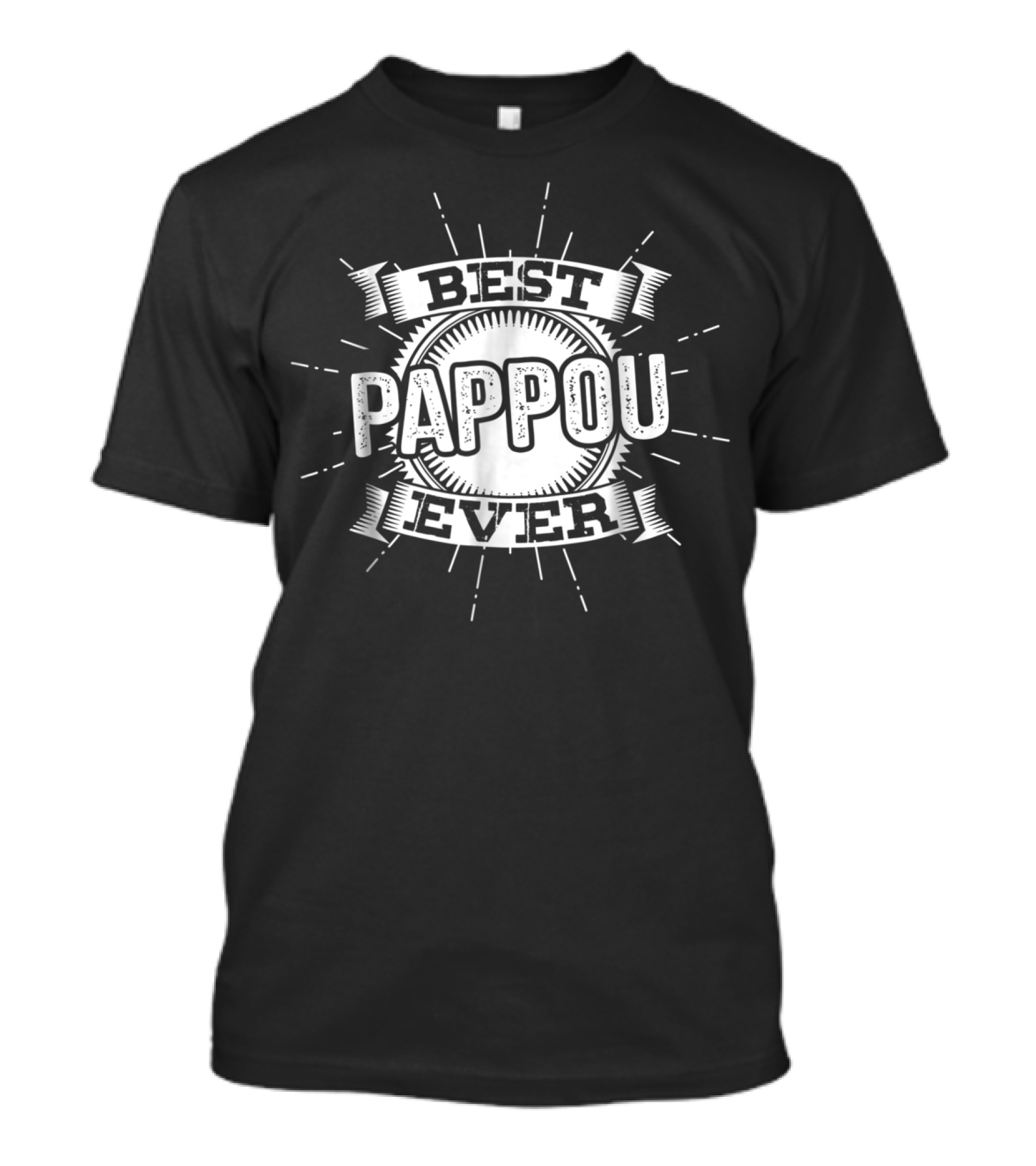 Best Pappou Ever Father's Day Gift For Greek Grandfather T-Shirt