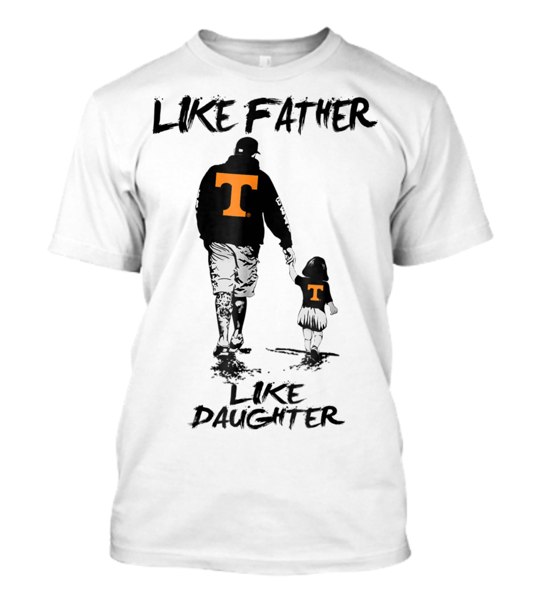 Tennessee Volunteers Like Father Like Daughter Orange T-Shirts T-Shirt