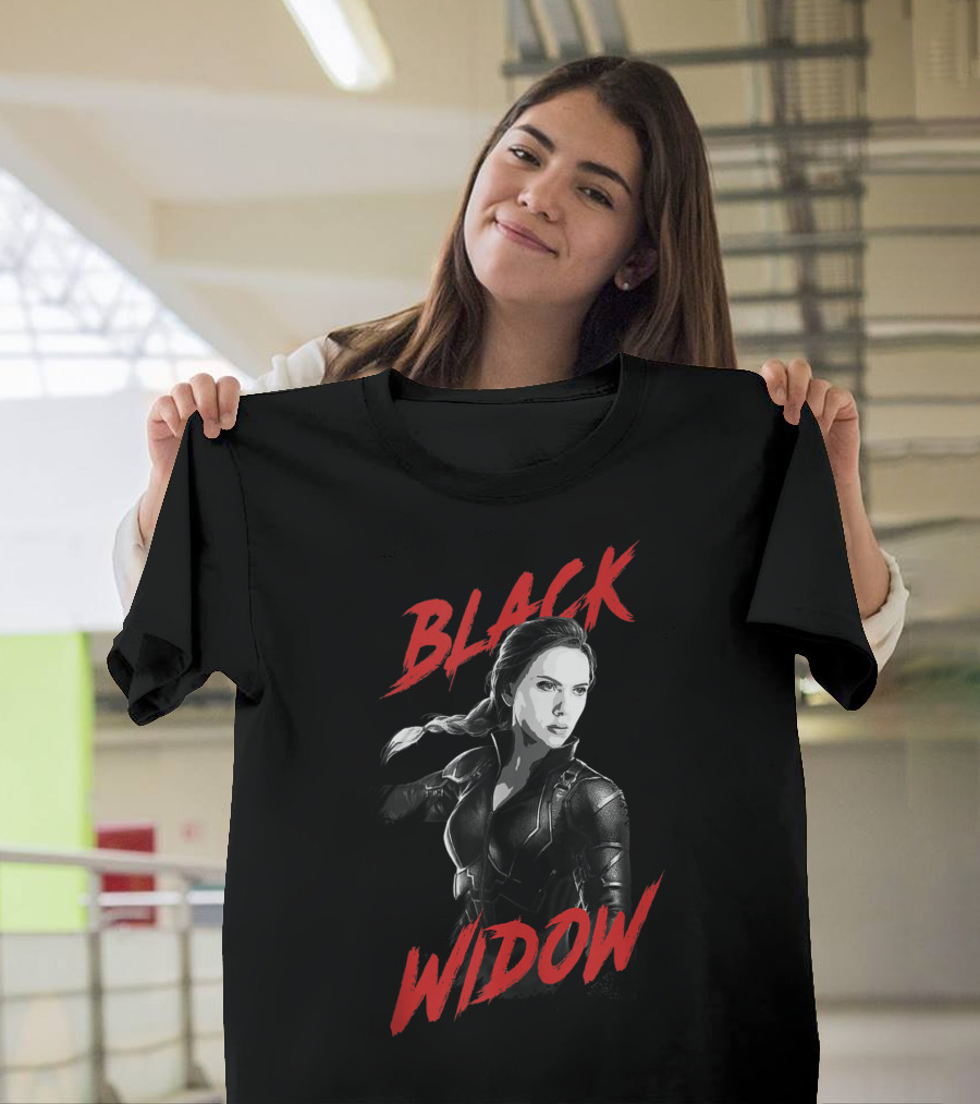 Black Widow Avengers Endgame Tonal T-Shirt