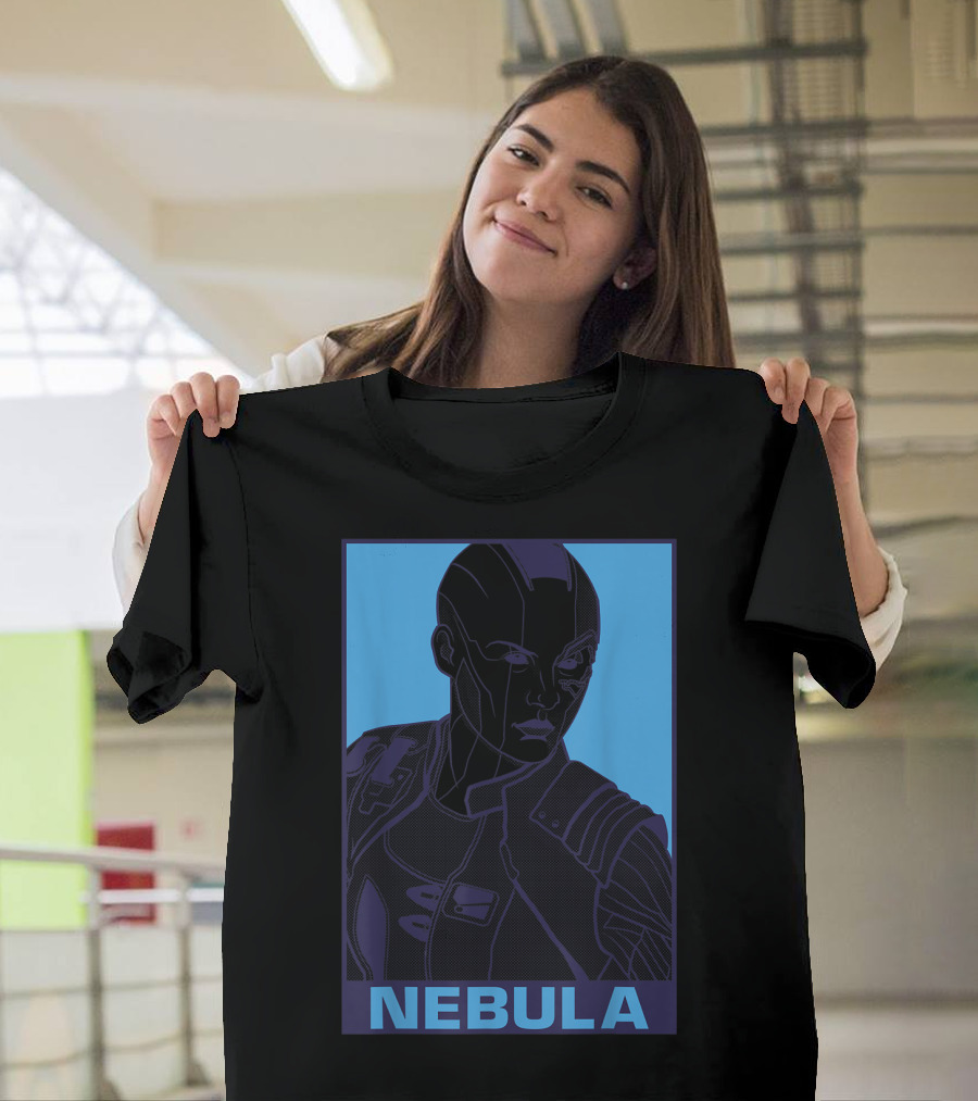 Nebula Marvel Avengers Endgame Pop Art Blue T-Shirt