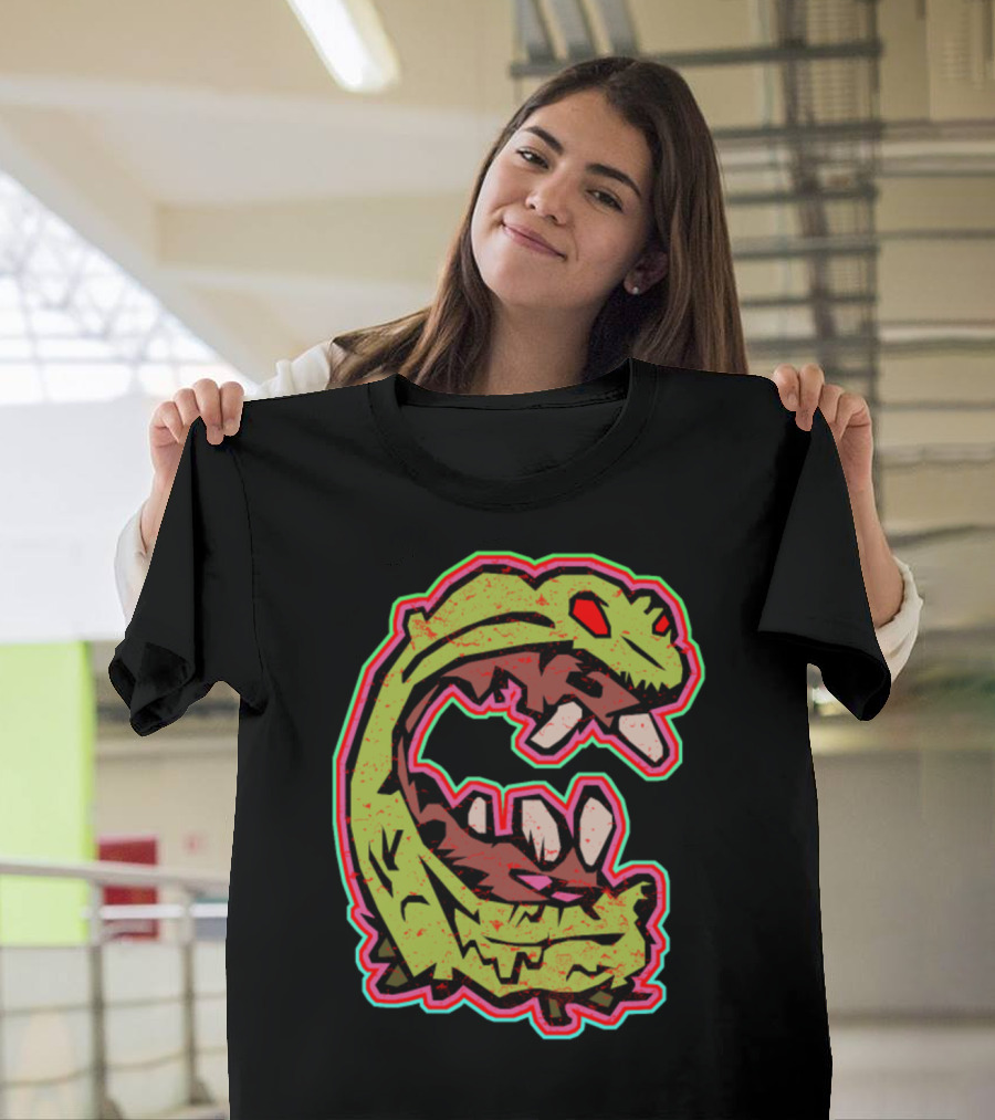 Halloween Monster Creature with Sharp Teeth T-Shirt
