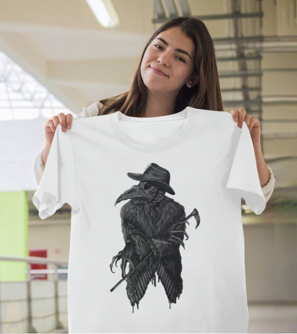 Plague Doctor Grim Reaper Horror Aesthetic T-Shirt