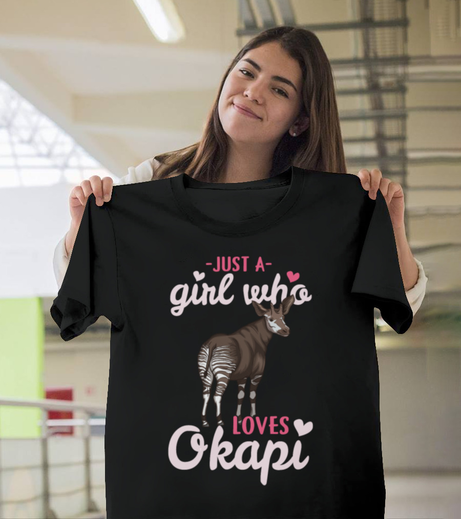 Just A Girl Who Loves Okapi T-Shirt