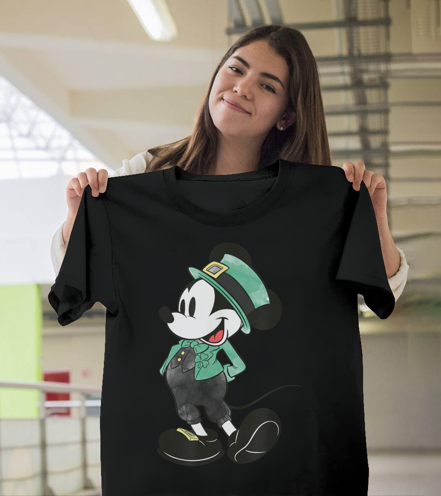Mickey Mouse St Patrick's Day Irish Leprechaun Costume T-Shirt