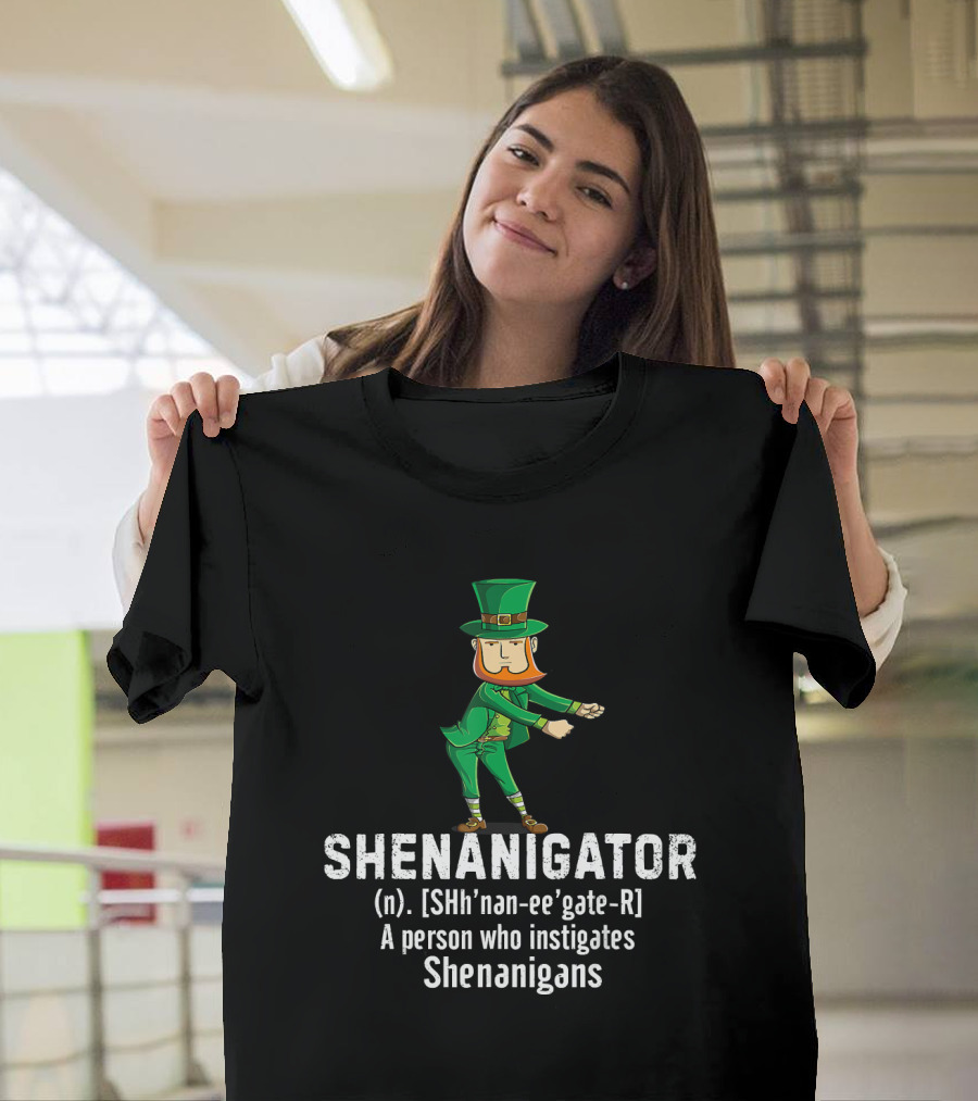 Flossing Shenanigator Leprechaun St. Patrick's Day Shenanigans T-Shirt
