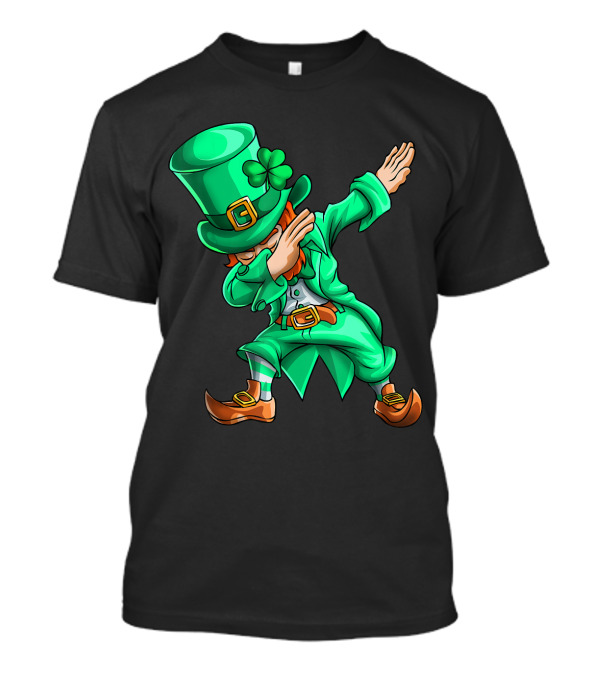 Dabbing Leprechaun Funny St Patricks Day Dab T-Shirt