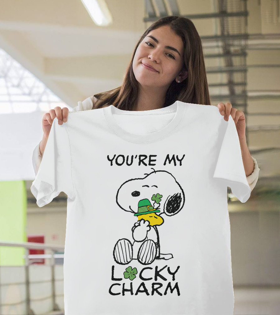 Peanuts St. Patrick's Snoopy You're My Lucky Charm T-Shirt